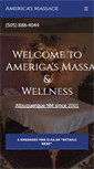 Mobile Screenshot of americasmassage.com