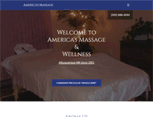 Tablet Screenshot of americasmassage.com